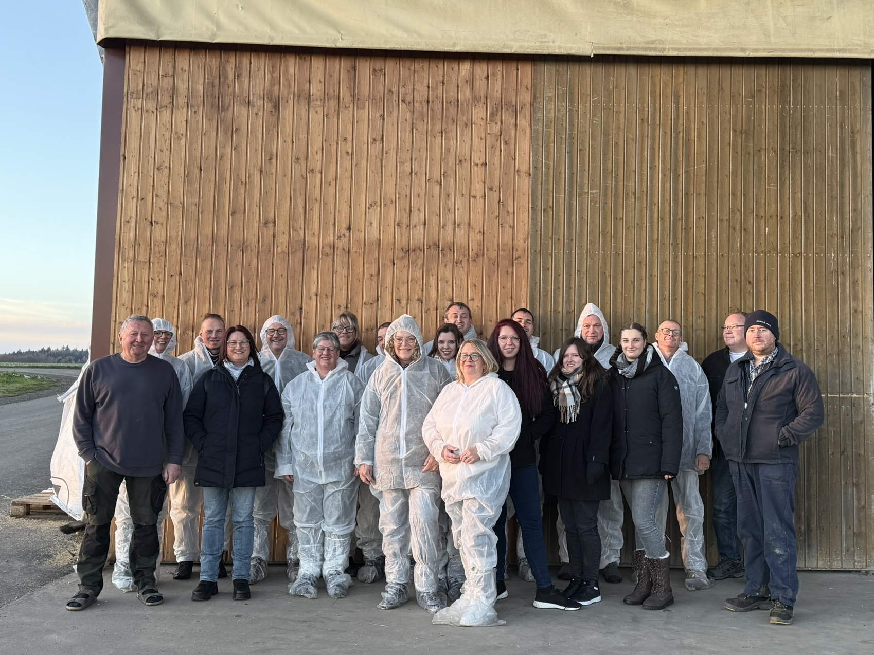 Gruppenfoto des Landhandel Teams